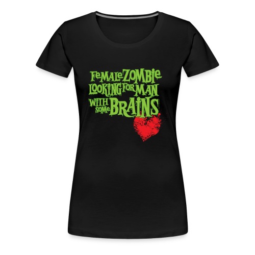 Zombie Woman's Personal Ad - Women's Premium T-Shirt