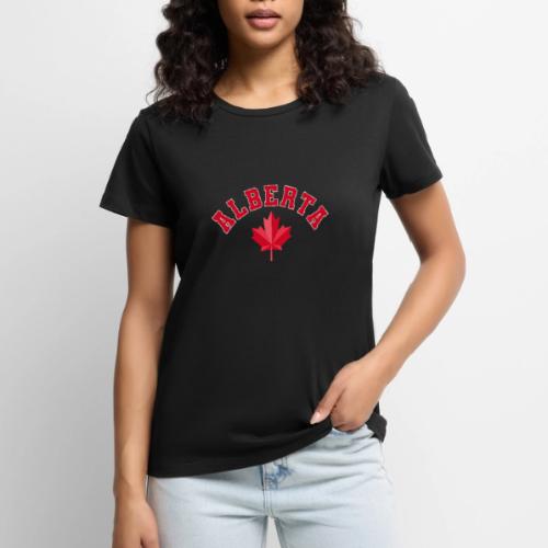 Alberta with maple leaf - Women's Premium T-Shirt