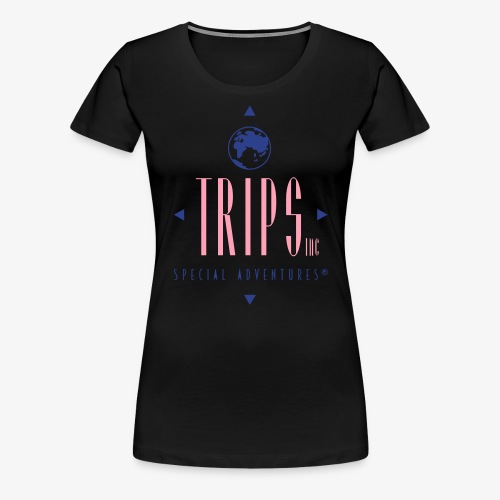Original Trips Inc.™ Logo Multicolored Design - Women's Premium T-Shirt