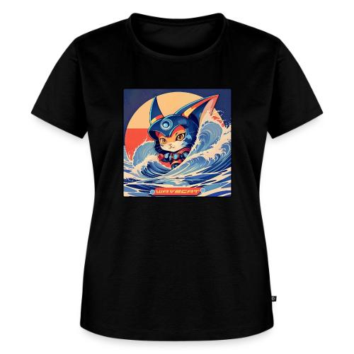 Wavecat Kitten - Women's Premium T-Shirt