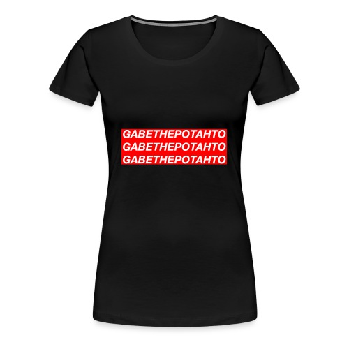 Gabe The Potahto Logo - Women's Premium T-Shirt
