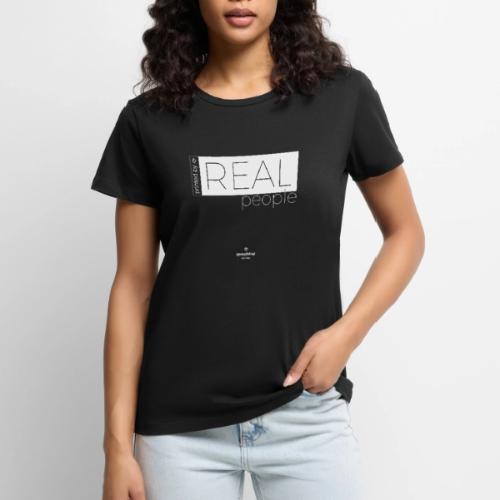 Real in white - Women's Premium T-Shirt