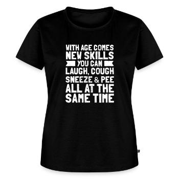 Funny 60Th Birthday Gag Gift Idea Funny 60 Year - Women's Premium T-Shirt - black - Front - Selfina (174cm)