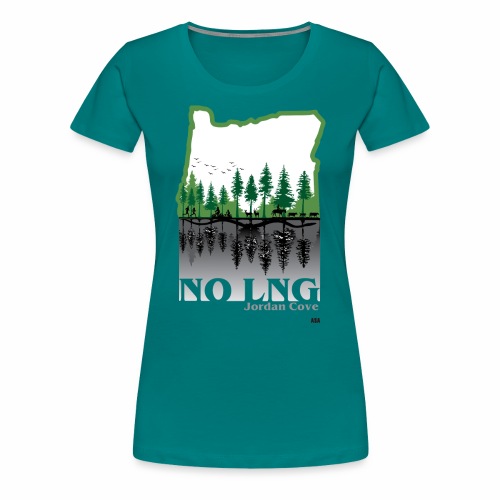greenstateupsidedown - Women's Premium T-Shirt