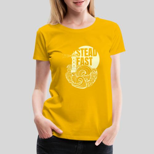 Steadfast - yellow - Women's Premium T-Shirt