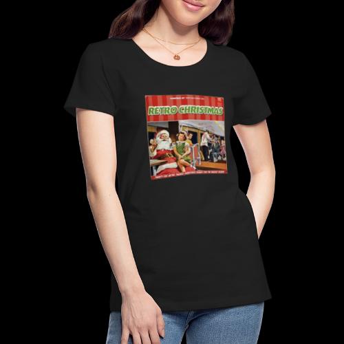 Retro Christmas Album Artwork - Women's Premium T-Shirt