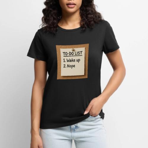 Humorous To Do List - Women's Premium T-Shirt