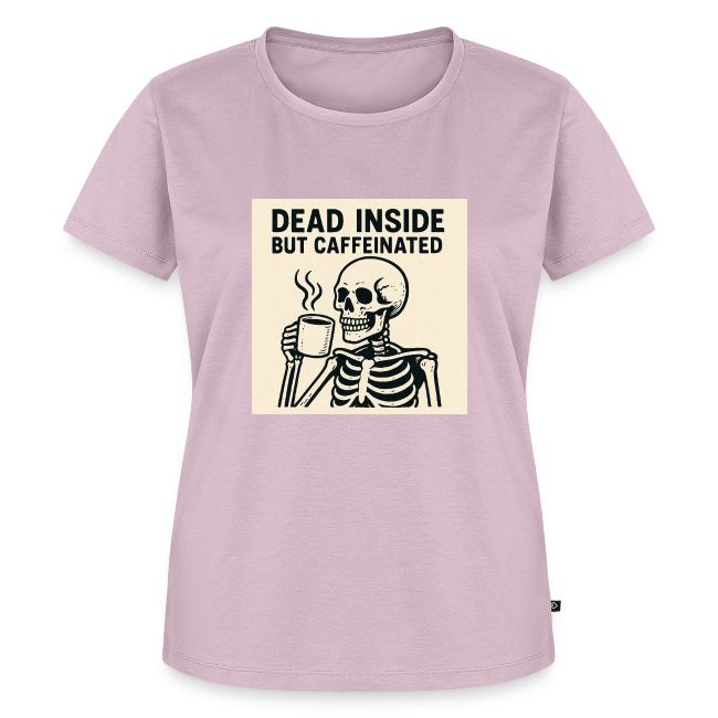 Skeleton Sipping Coffee