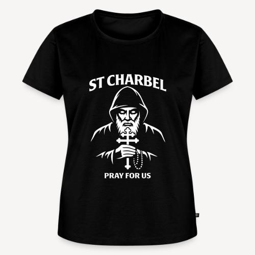 St Charbel Pray for us - Women's Premium T-Shirt