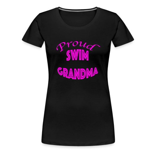 swim grandma - Women's Premium T-Shirt