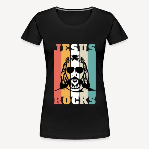 JESUS ROCKS - Women's Premium T-Shirt