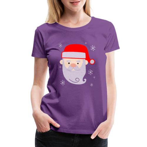 Santa Claus Texture - Women's Premium T-Shirt