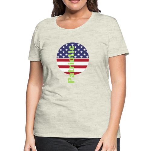 Amerincan patriotic flag - Women's Premium T-Shirt