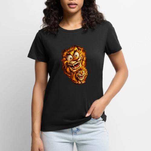 Crazy Double Lion Streetwear - Women's Premium T-Shirt