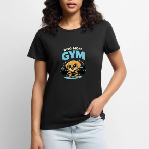 Chibi Dog Gym Workout - Women's Premium T-Shirt