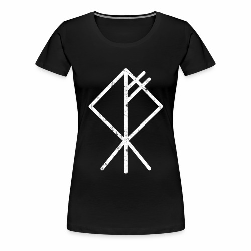 Wolf Viking Rune Symbol for Fenrir Fenriswolf Fans - Women's Premium T-Shirt