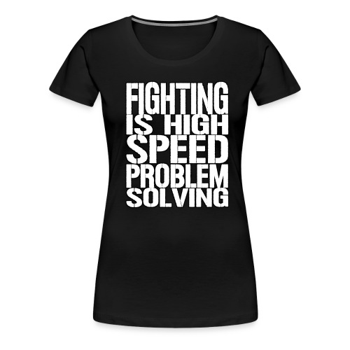fIGHTsOLVE png - Women's Premium T-Shirt