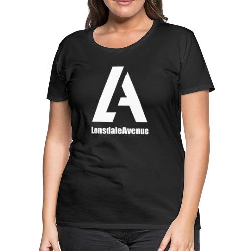 Lonsdale Avenue Logo White Text - Women's Premium T-Shirt