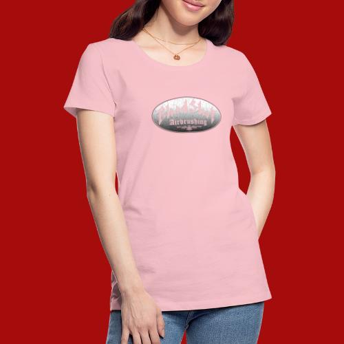 BloodShot Airbrushing Logo - Women's Premium T-Shirt