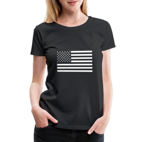 USA American Flag - Women's Premium T-Shirt