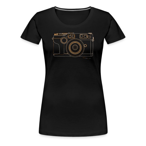 Camera Sketches - Contax G2 - Women's Premium T-Shirt