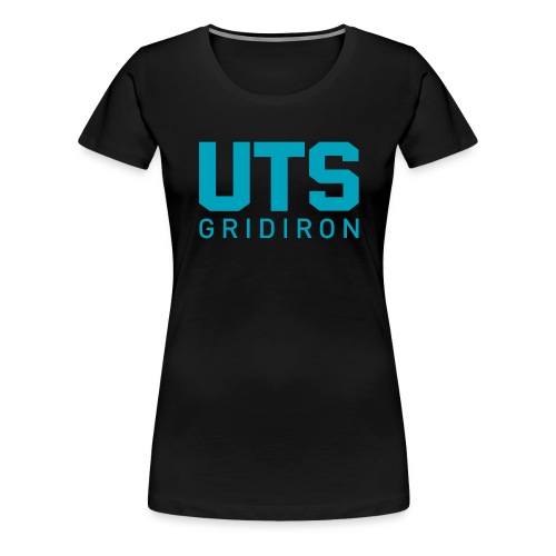 UTS Gridiron Official UTS Logo PMS3135 hi re - Women's Premium T-Shirt