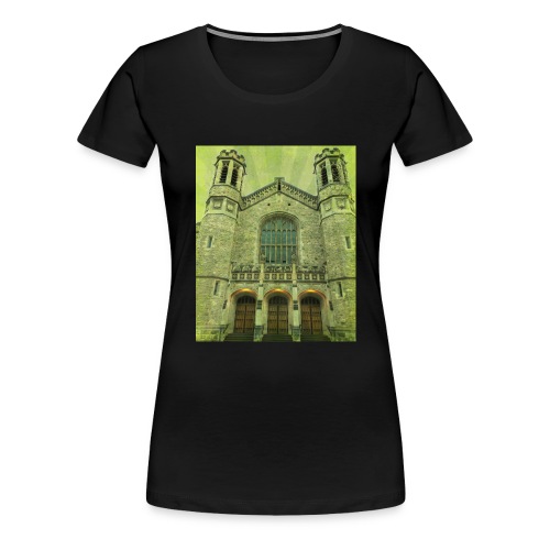 Green gothic cathedral - Women's Premium T-Shirt