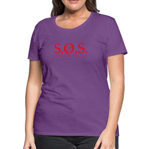sos red - Women's Premium T-Shirt