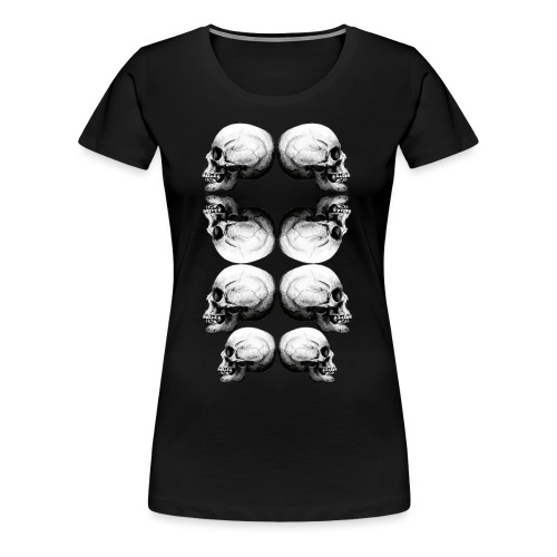 Profile Skull Advanced BW - Women's Premium T-Shirt