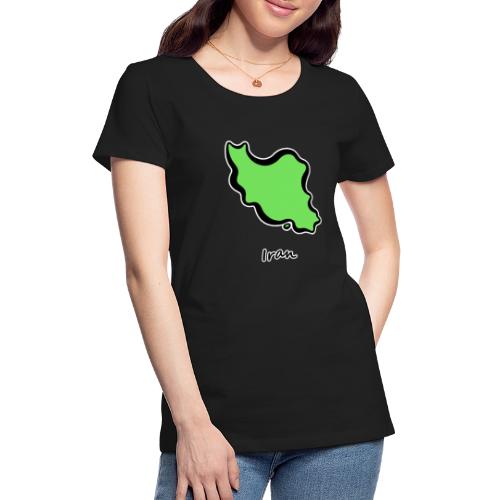 Iran Map - Women's Premium T-Shirt