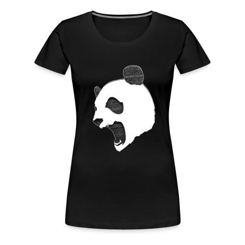 Fierce Panda Crewneck - Women's Premium T-Shirt