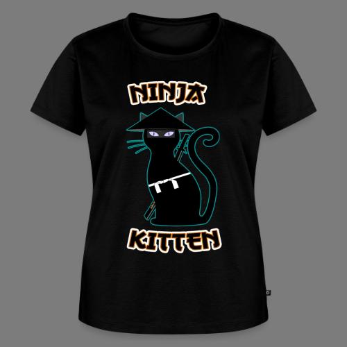 Ninja cat samurai kitten Assassin kitty Meow - Women's Premium T-Shirt