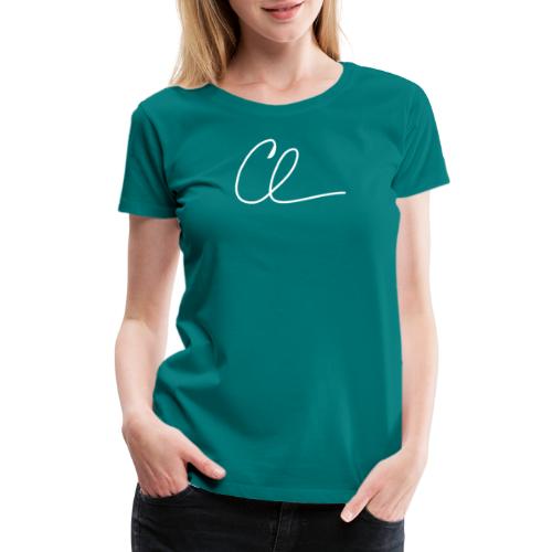 CL Signature (White) - Women's Premium T-Shirt