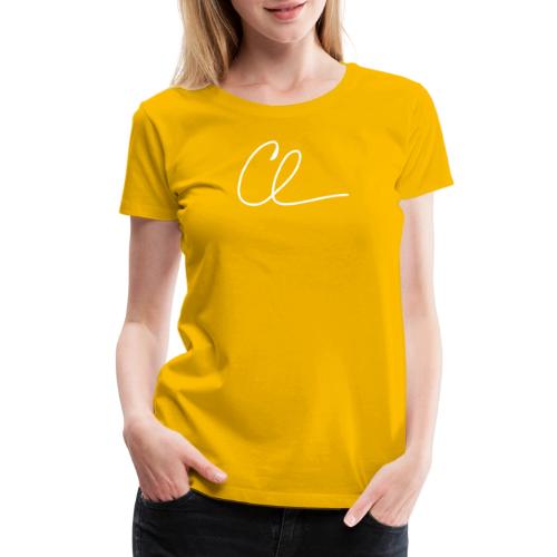 CL Signature (White) - Women's Premium T-Shirt