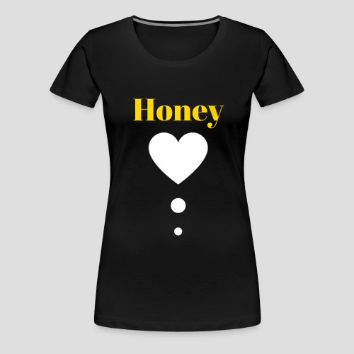 Honey Baby (Yellow & White) - Women's Premium T-Shirt