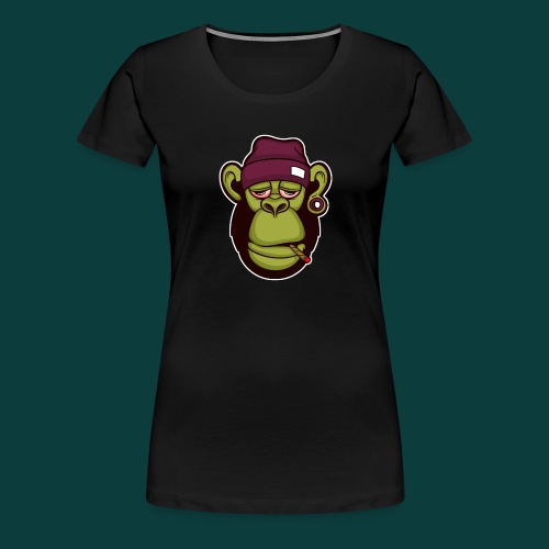 singe élevé - T-shirt premium pour femmes