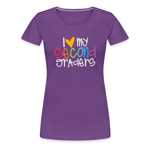 I Love My Second Graders Teacher Shirt - Women's Premium T-Shirt