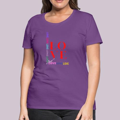 LOVE - Women's Premium T-Shirt