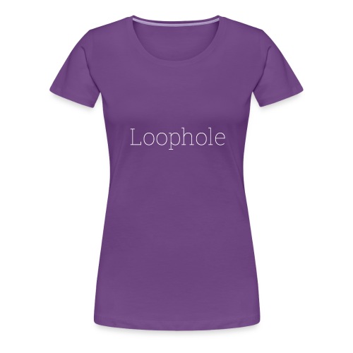 Loophole Abstract Design. - Women's Premium T-Shirt