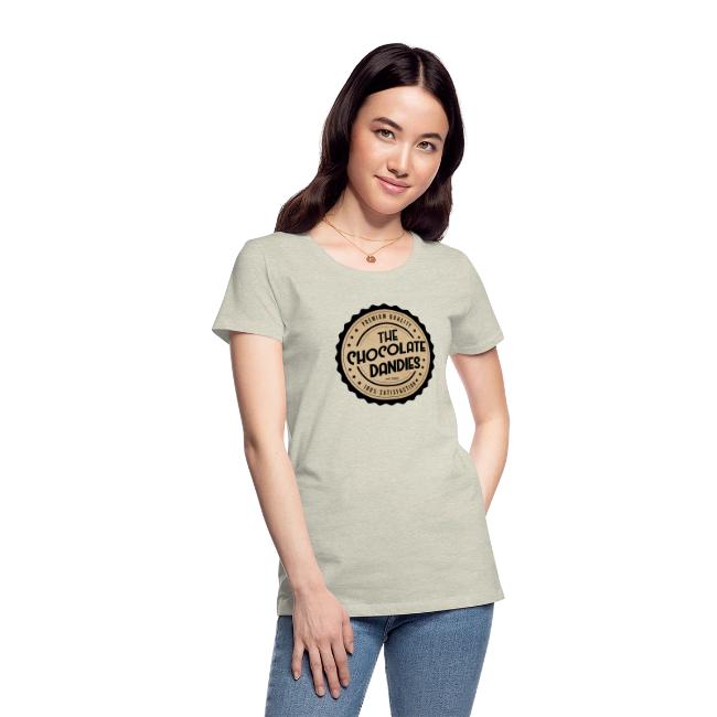 Chocolate Dandies Logo Large White Outline
