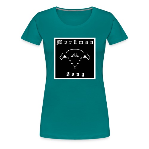 Workman Song Lamb Logo with Text - Women's Premium T-Shirt