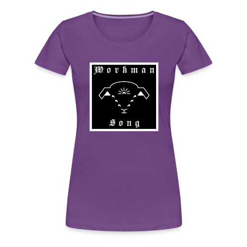 Workman Song Lamb Logo with Text - Women's Premium T-Shirt