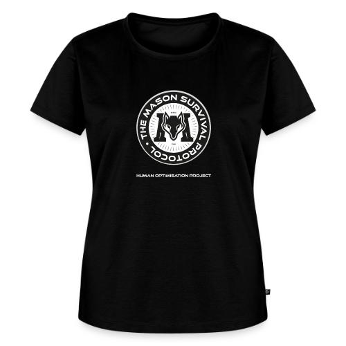 MasonSurvival Protocol White Text - Women's Premium T-Shirt