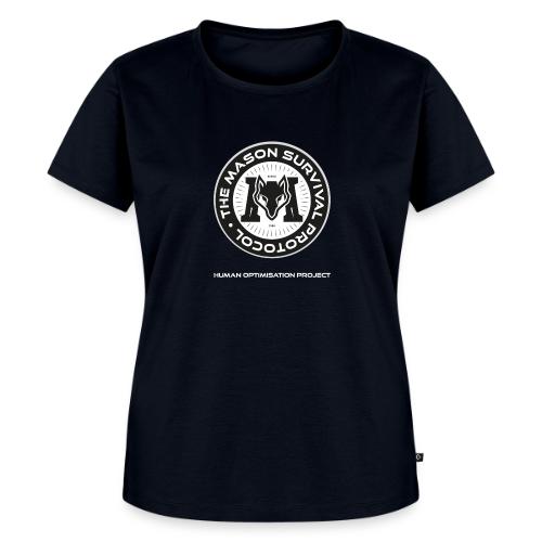 MasonSurvival Protocol White Text - Women's Premium T-Shirt