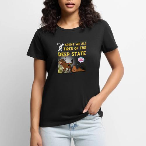Tired Design for Dark Background - Women's Premium T-Shirt