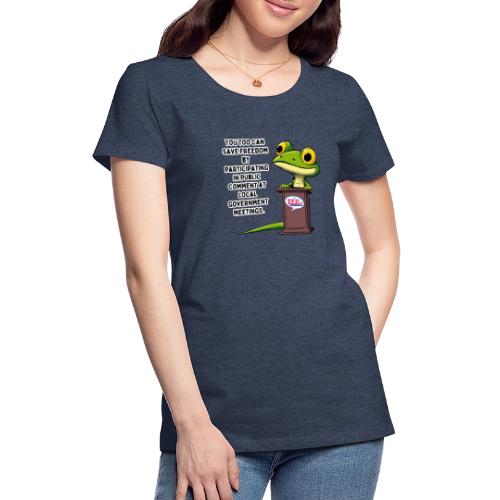 Public Comment Lizard Design - Women's Premium T-Shirt