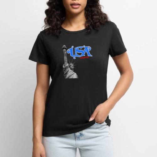 HAIL THE HEROES STATUE OF LIBERTY - Women's Premium T-Shirt
