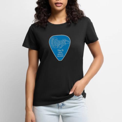 THE D® PICK WHEEL BLUE SILVER - Women's Premium T-Shirt