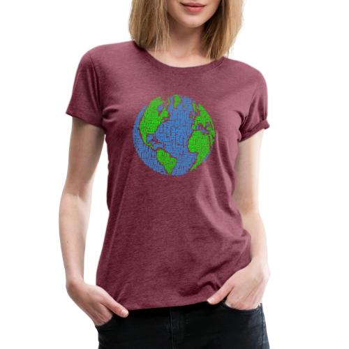 Global PEACE Sphere - Women's Premium T-Shirt
