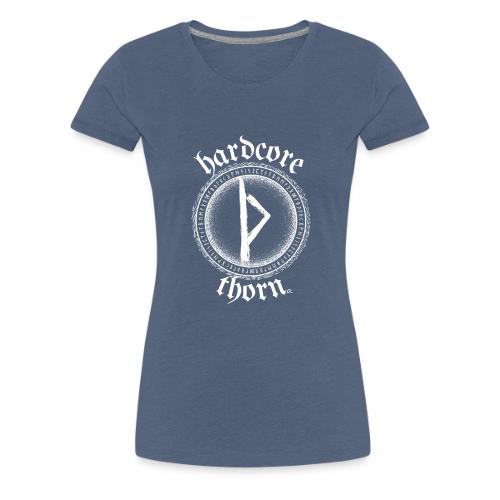 Hardcore Thorn (white design) - Women's Premium T-Shirt
